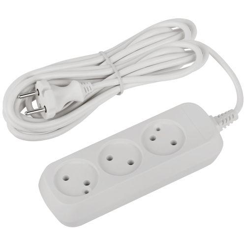 Удлинитель 3х5м без заземл. ПВС 2х0.75 UDL-10-350 Greenline Эра Б0065073