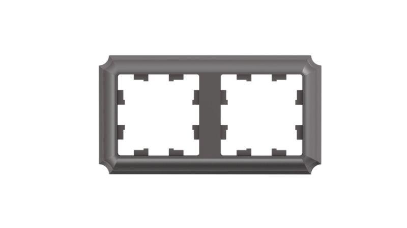 Рамка 2-м AtlasDesign Antique универс. мокко SE ATN100602