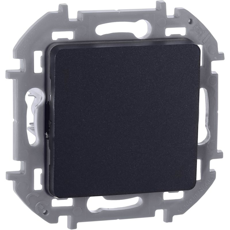 Выключатель 1-кл. Inspiria 10А IP20 250В 10AX механизм антрацит IEK 673603