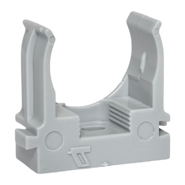 Держатель для труб (клипса) d25мм для монтажн. пистолета сер. (уп.100шт) Plast EKF derjp-z-25