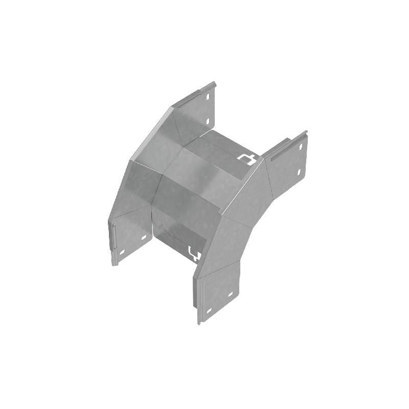 Угол для лотка вертикальный внешний 90град. 200х100 сталь 1мм "ПЛЮС" VLplus90-100-200 HD КМ PL1457