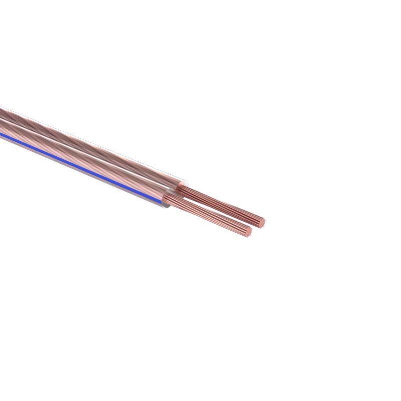 Кабель Stereo 2х0.50 прозр. BLUELINE (уп.5м) Rexant 01-6203-3-05