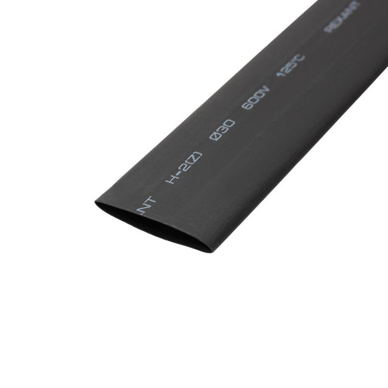 Трубка термоусадочная 30.0/15.0 1м черн. Rexant 23-0006