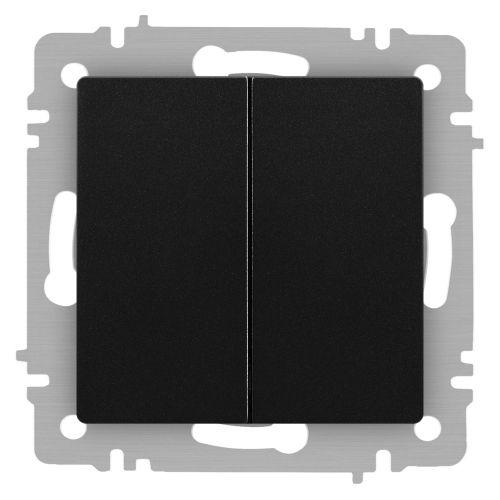 Переключатель 2-кл. СП Accent 6-107-05 10А IP20 250В AL/CU антрацит Intro Б0063564