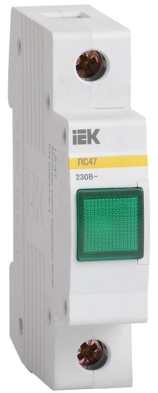 Лампа сигнальная ЛС-47 зел. KARAT IEK MLS10-230-K06