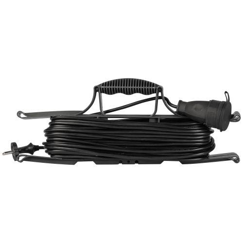 Удлинитель-шнур на рамке 1х20м без заземл. ПВС 2х0.75 GREEN LINE FR-6-20m Эра Б0065100