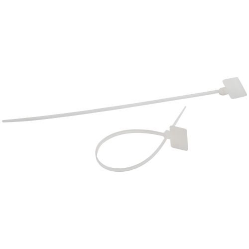 Хомут кабельный 2.5х200 с площадкой для маркировки 25х15 бел. NO-225-320 (уп.50шт) Эра Б0066063