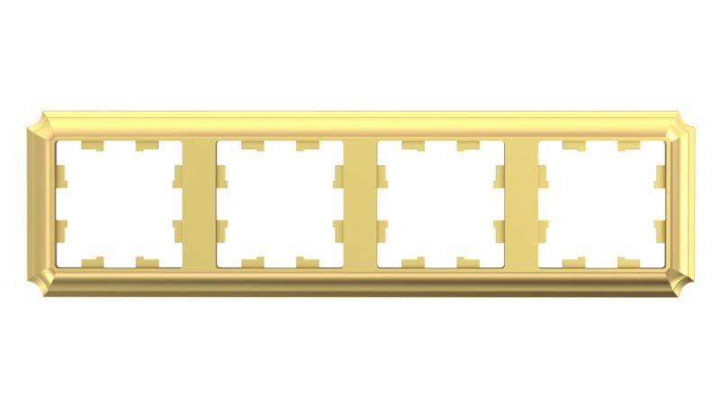 Рамка 4-м AtlasDesign Antique универс. зол. SE ATN101604