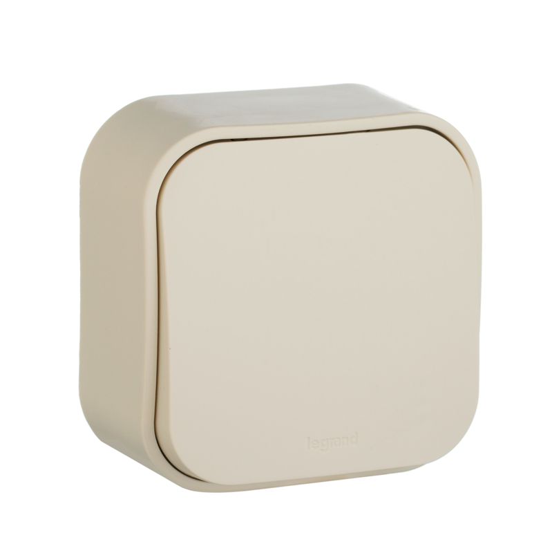 Выключатель 1-кл. ОП Quteo 10А IP20 10AX сл. кость IEK 782230