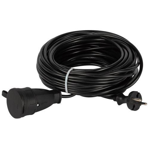 Удлинитель-шнур 1х0м без заземл. ПВС 2х0.75 GREEN LINE BUH-6-20m Эра Б0065138