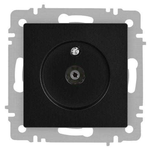 Розетка телевизионная одиночная TV СП Accent 6-301-05 IP20 антрацит Intro