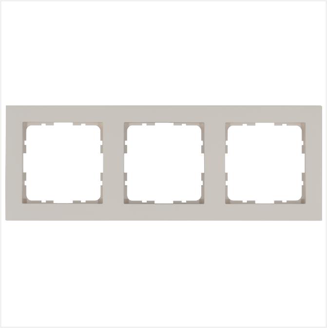 Рамка 3-м G-Classic тауп Jasmart G1003T