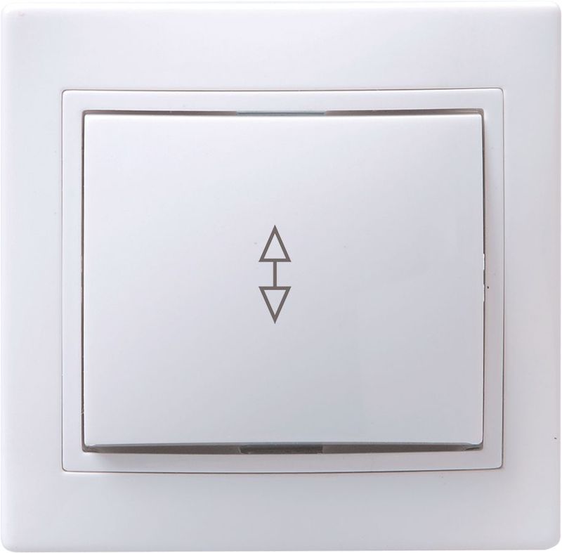 Переключатель проходной 1-кл. СП Кварта 10А IP20 ВСп10-1-0-КБ бел. GENERICA EVK12-K01-10-DM