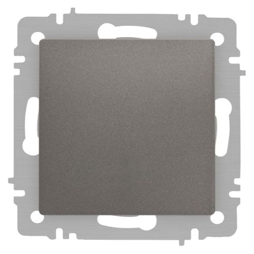 Выключатель 1-кл. СП Accent 6-101-09 10А IP20 250В AL/CU титан Intro Б0063440