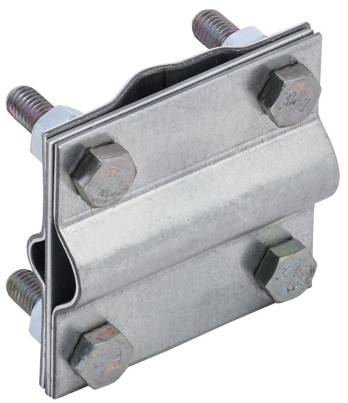 Зажим заземления крестообразный стержень-полоса/пруток оцинк. сталь IEK ZGC33-11-1-16-40