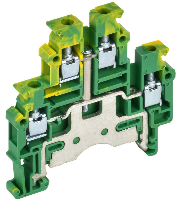 Колодка клеммная CTS-ML-PEN ARMAFIX земля 2 ур. 4кв.мм IEK YCT13-03-2-K52-004