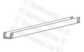 Лоток прямой неперфорир. 100х100 1.5мм ЛМГ гор. цинк КЭМЗ 134 101025 49