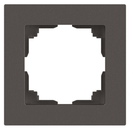 Рамка 1-м СП Accent 6-501-09 титан Intro Б0063769