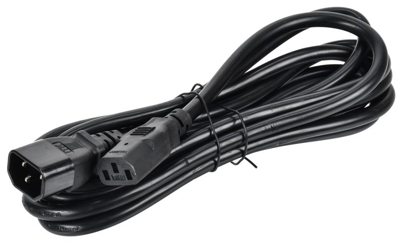 Кабель электропитания PDU 3х1.5 3м с разъемами С13-C14 ITK PC-C13C14-3M