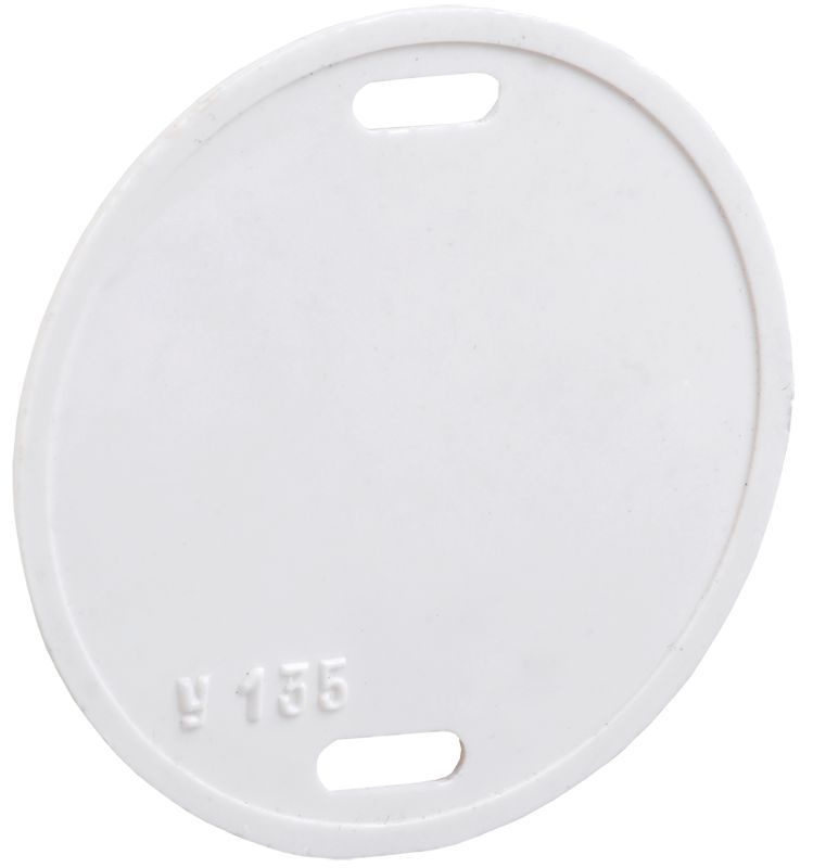 Бирка кабельная маркировочная У-135 55мм (круг) IEK UZMA-BIK-Y135-R