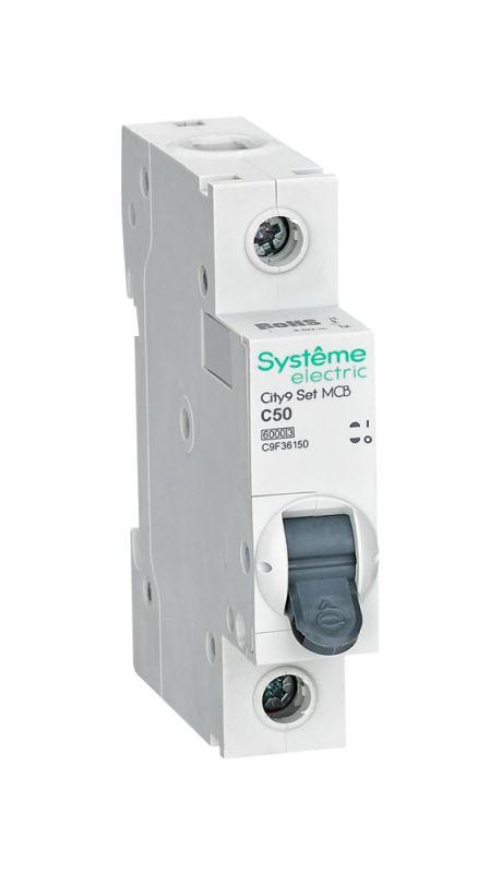 Выключатель автоматический 1п C 50А 6кА 230В City9 Set SE C9F36150