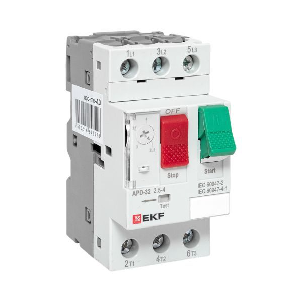 Выключатель автоматический для защиты двигателя АПД-32 2.5-4А EKF apd-me-4.0