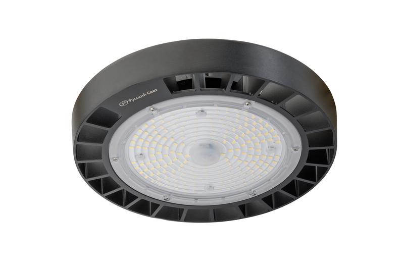 Светильник светодиодный ДСП IB 11 S 100W VW 840 BK 257х257х111мм 100Вт 4000К IP65 High Bay подвес черн. Русский Свет 16091123169