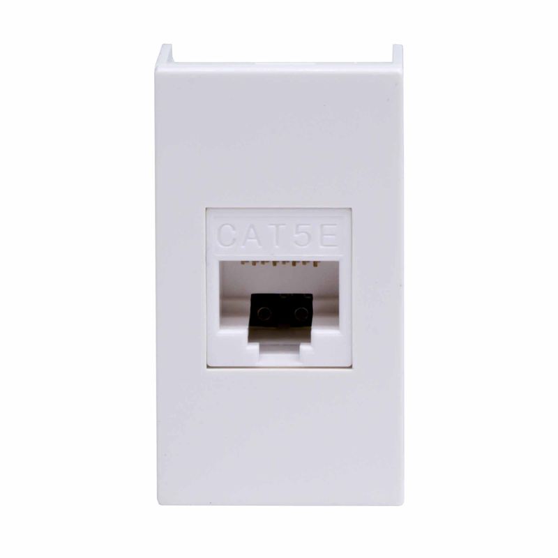 Розетка компьютерная 1-м 1мод. Viva RJ45 кат.5E бел. DKC 45038