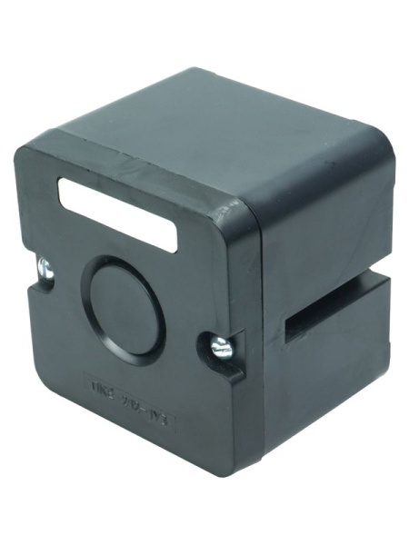 Пост управления ПКЕ 212-1 У3 10А 660В 1 элемент накладной IP40 черн. цилиндр Электротехник ET519067