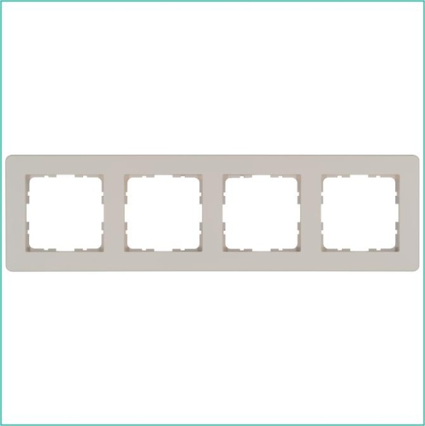 Рамка 4-м G-Flex тауп Jasmart G1104T