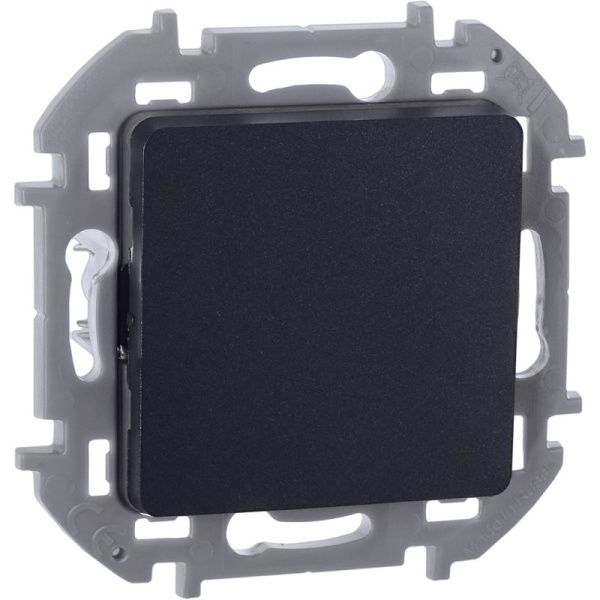 Выключатель 1-кл. Inspiria 10А IP20 250В 10AX механизм антрацит IEK 673603