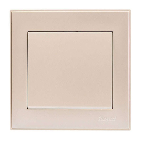 Выключатель 1-кл. СП Rain IP20 крем. LEZARD 703-0303-100