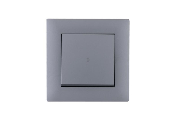 Выключатель проходной 1-клав. Karea RIZZ STAR сер. Makel 88065005