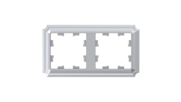 Рамка 2-м AtlasDesign Antique универс. алюм. SE ATN100302