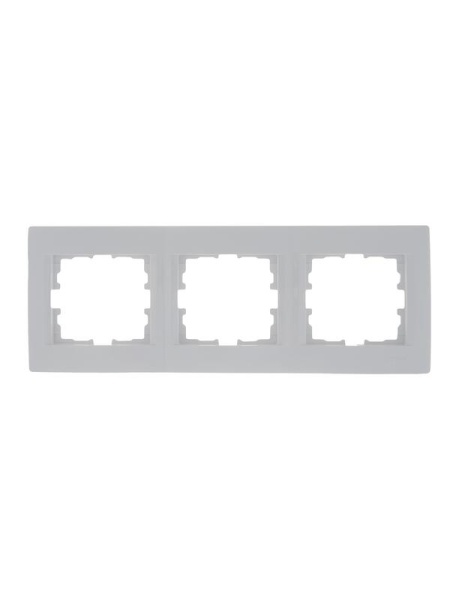 Рамка 3-м Karina горизонт. бел. LEZARD 707-0200-148