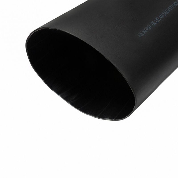 Трубка термоусадочная среднестен. клеевая 160/50 (3-4:1) 1м черн. Rexant 26-0160