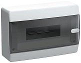 Корпус ЩРН-П-12 UNION Compact IP41 черн. прозр. дверь пластик. IEK UIC-KP12-N-12-41-K01