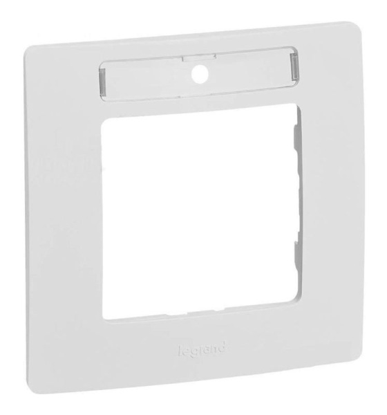 Рамка 1-м Etika с держателем для маркировки бел. IEK 672506