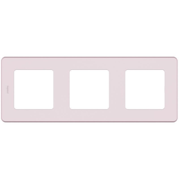 Рамка 3-м Inspiria роз. IEK 673954