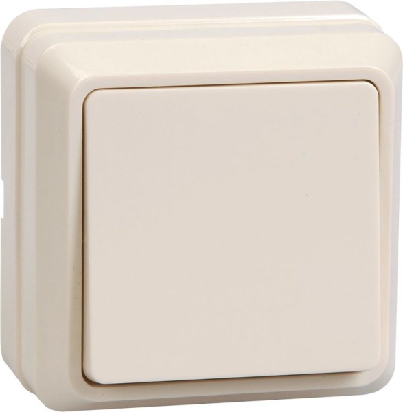 Выключатель 1-кл. ОП Октава 10А IP20 ВС20-1-0-ОКм крем. GENERICA EVO10-K33-10-DC