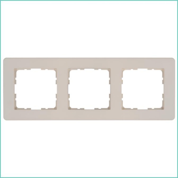 Рамка 3-м G-Flex тауп Jasmart G1103T