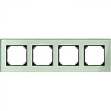 Schneider Electric Merten SM M-Elegance Стекло Зеленое кальцит Рамка 4-ая