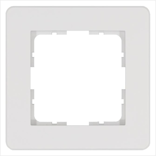 Рамка 1-м G-Flex бел. глянцевый Jasmart G1101W