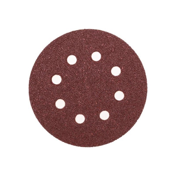 Диск абразивный на ворсовой основе на липучке перфорир. P40 125мм (уп.10шт) Kranz KR-91-1164