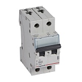 Legrand TX3 Автоматический выключатель 2P 40A (B) 6000/10kA