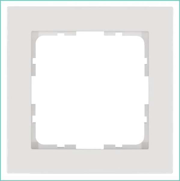 Рамка 1-м G-Classic бел. глянцевый Jasmart G1001W