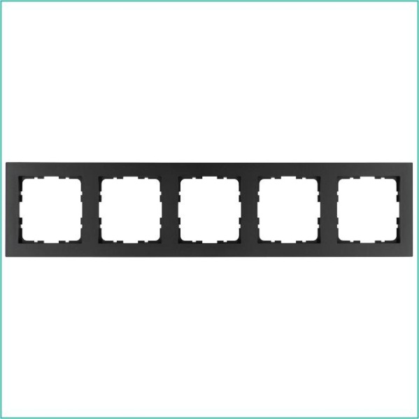 Рамка 5-м G-Classic антрацит Jasmart G1005B