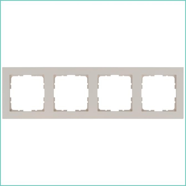 Рамка 4-м G-Classic тауп Jasmart G1004T