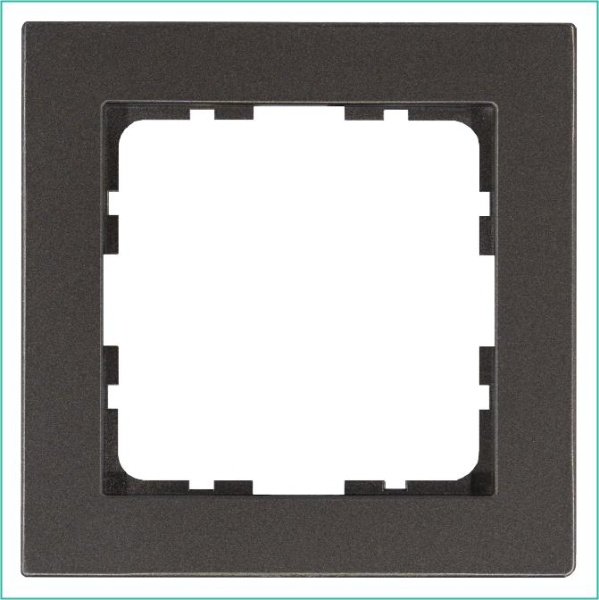 Рамка 1-м G-Classic мокко Jasmart G1001Z