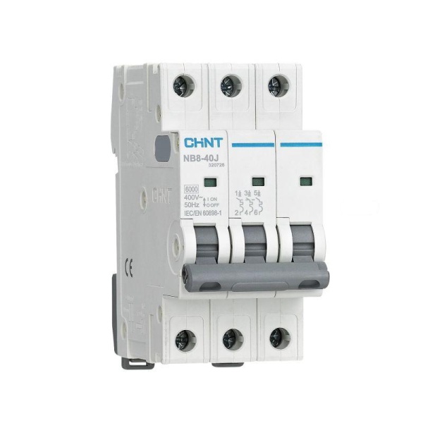 Выключатель автоматический 3п 25А 6кА NB8-40J х-ка C (R) CHINT 320724